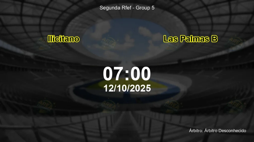 Palpite e an&aacute;lise do jogo Ilicitano vs Las Palmas B pela Segunda Rfef - Group 5