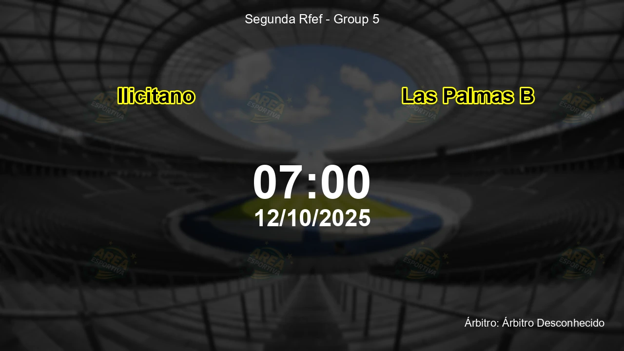 Palpite e análise do jogo Ilicitano vs Las Palmas B pela Segunda Rfef - Group 5