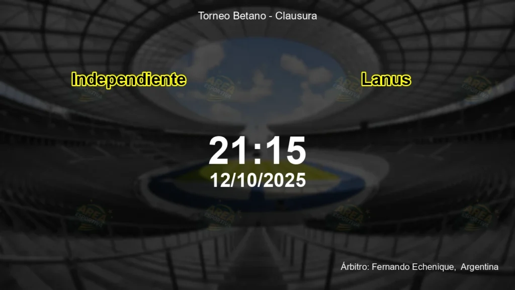 Palpite e an&aacute;lise do jogo Independiente vs Lanus pela Torneo Betano - Clausura