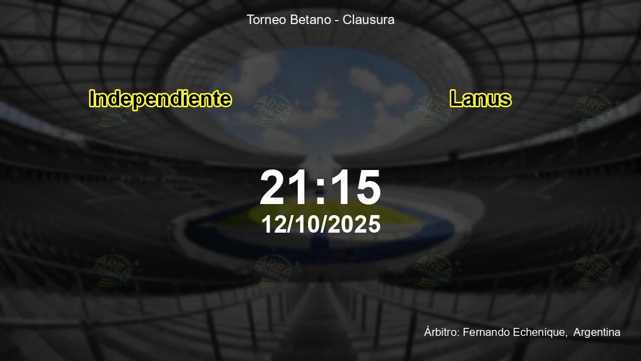 Palpite e análise do jogo Independiente vs Lanus pela Torneo Betano - Clausura