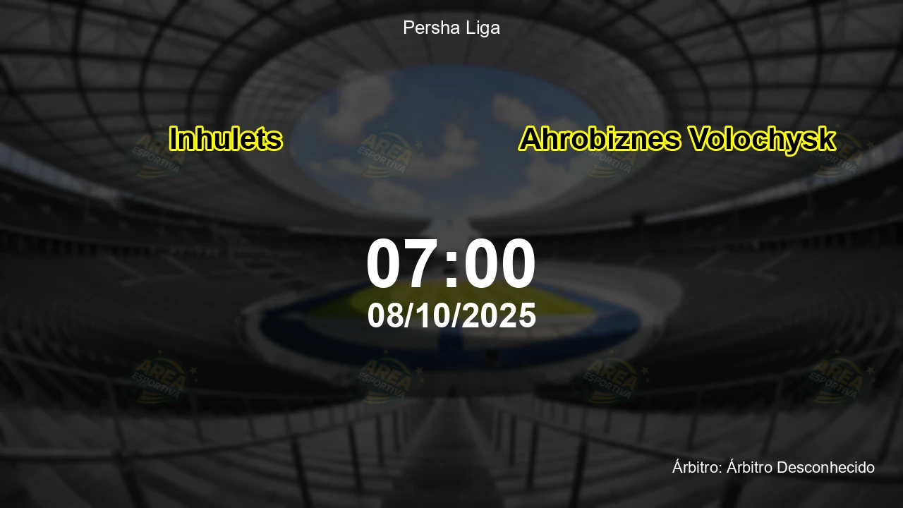 Palpite e análise do jogo Inhulets vs Ahrobiznes Volochysk pela Persha Liga