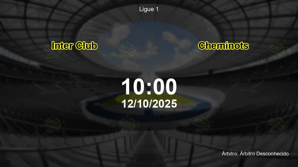 Palpite e an&aacute;lise do jogo Inter Club vs Cheminots pela Ligue 1