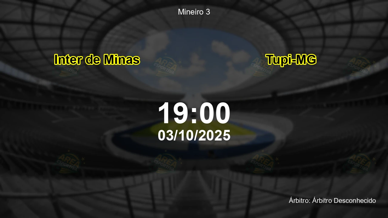 Palpite e análise do jogo Inter de Minas vs Tupi-MG pela Mineiro 3