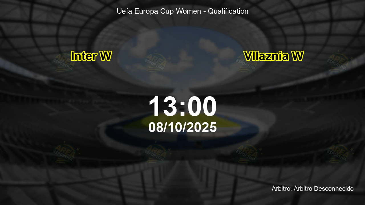 Palpite e análise do jogo Inter W vs Vllaznia W pela Uefa Europa Cup Women - Qualification