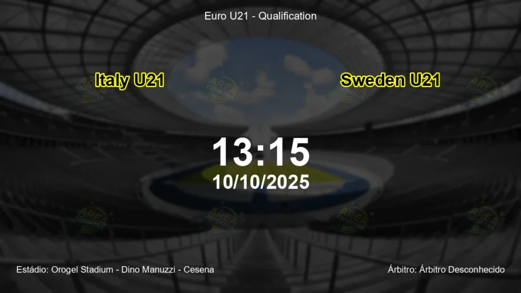 Palpite e an&aacute;lise do jogo Italy U21 vs Sweden U21 pela Euro U21 - Qualification