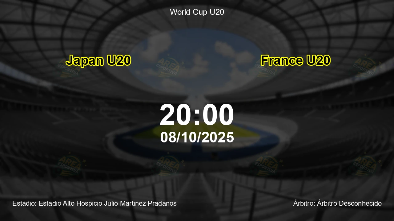 Palpite e análise do jogo Japan U20 vs France U20 pela World Cup U20