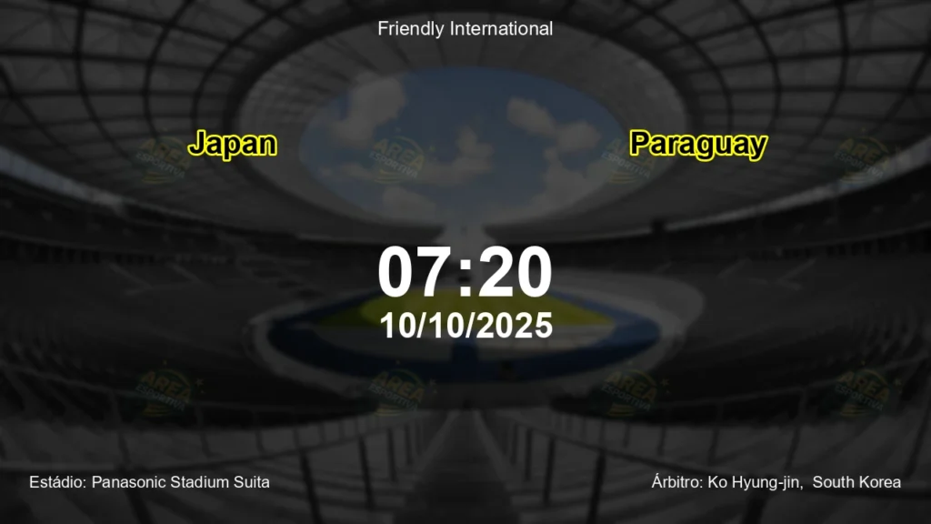 Palpite e an&aacute;lise do jogo Japan vs Paraguay pela Friendly International