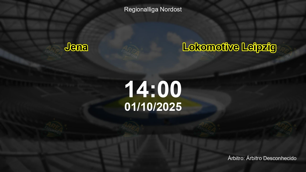 Palpite e análise do jogo Jena vs Lokomotive Leipzig pela Regionalliga Nordost