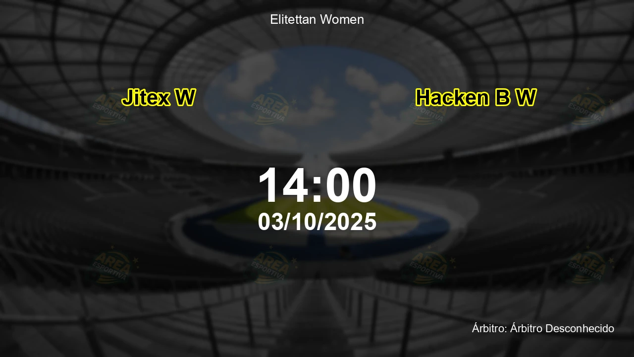 Palpite e análise do jogo Jitex W vs Hacken B W pela Elitettan Women
