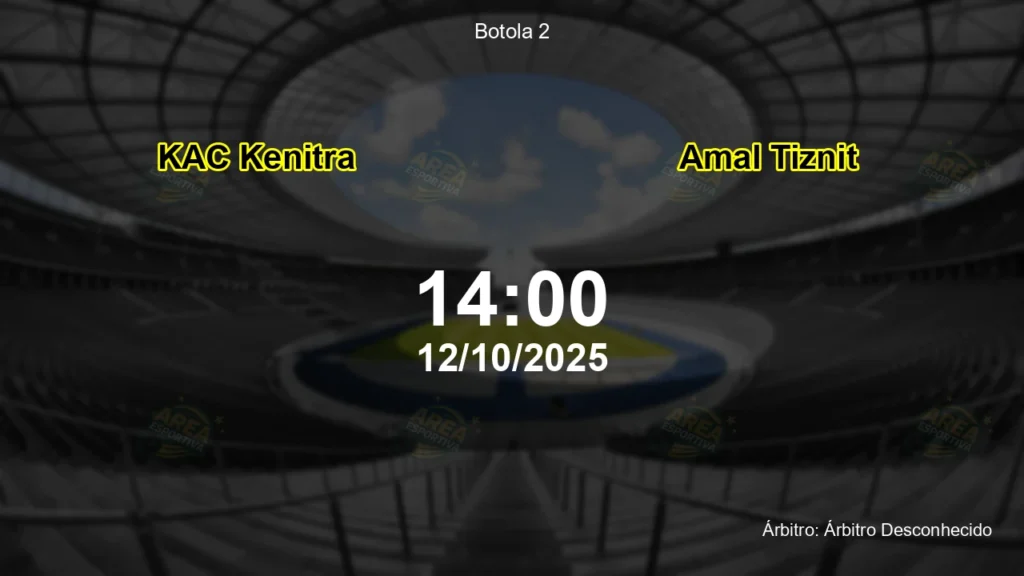 Palpite e an&aacute;lise do jogo KAC Kenitra vs Amal Tiznit pela Botola 2