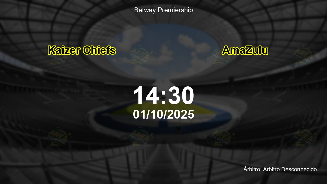 Palpite e análise do jogo Kaizer Chiefs vs AmaZulu pela Betway Premiership