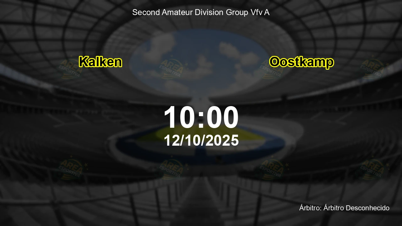Palpite e análise do jogo Kalken vs Oostkamp pela Second Amateur Division Group Vfv A