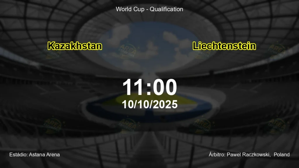 Palpite e an&aacute;lise do jogo Kazakhstan vs Liechtenstein pela World Cup - Qualification