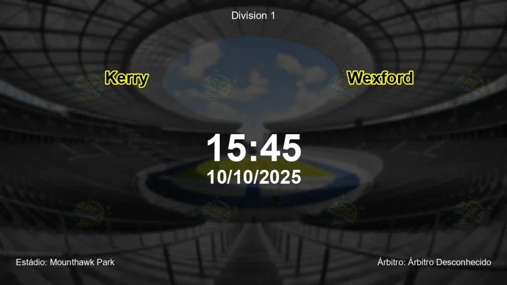 Palpite e an&aacute;lise do jogo Kerry vs Wexford pela Division 1