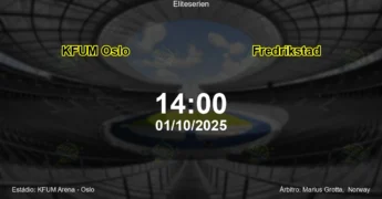 Palpite e análise do jogo KFUM Oslo vs Fredrikstad pela Eliteserien