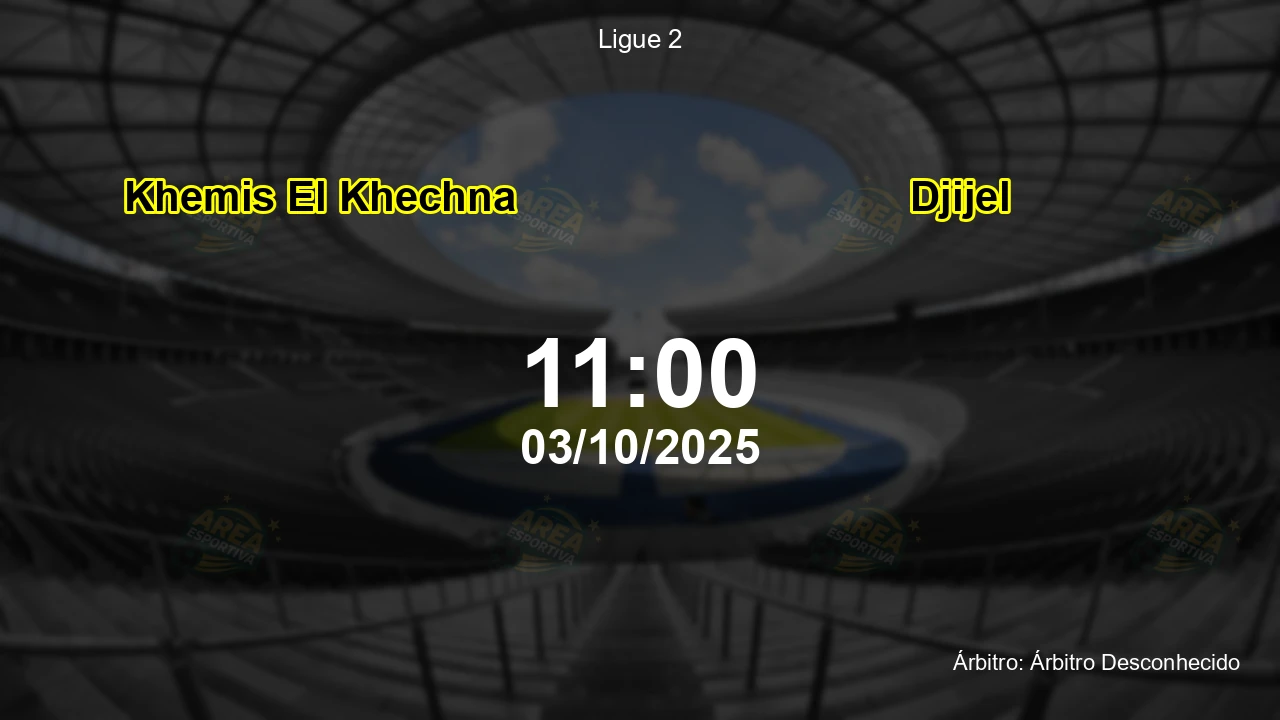Palpite e análise do jogo Khemis El Khechna vs Djijel pela Ligue 2
