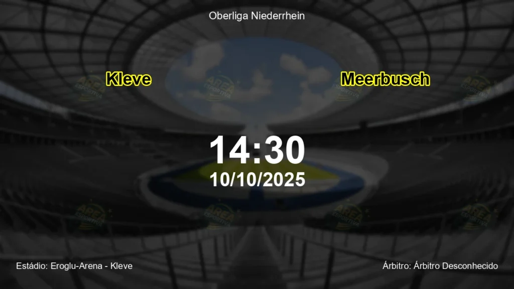 Palpite e an&aacute;lise do jogo Kleve vs Meerbusch pela Oberliga Niederrhein