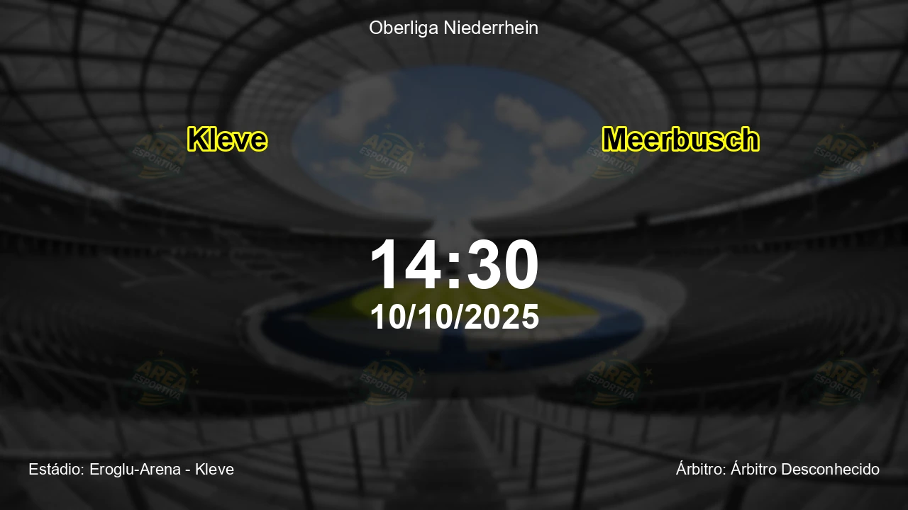 Palpite e análise do jogo Kleve vs Meerbusch pela Oberliga Niederrhein