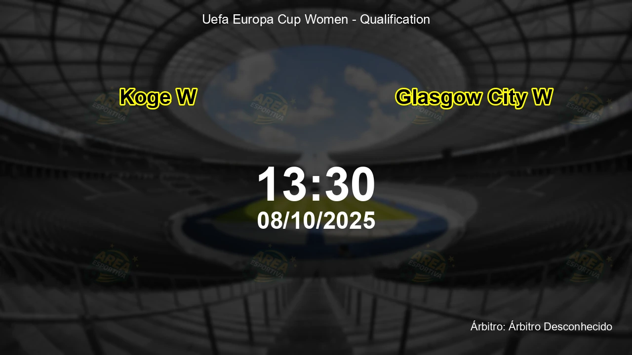 Palpite e análise do jogo Koge W vs Glasgow City W pela Uefa Europa Cup Women - Qualification