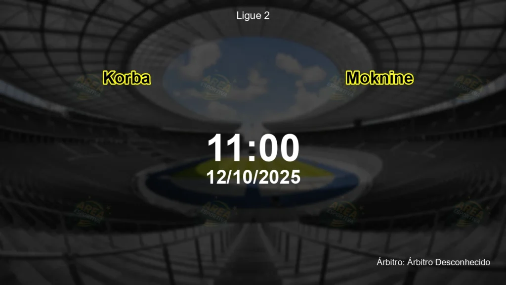 Palpite e an&aacute;lise do jogo Korba vs Moknine pela Ligue 2