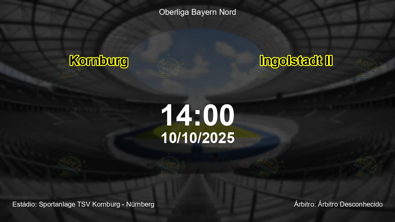 Palpite e análise do jogo Kornburg vs Ingolstadt II pela Oberliga Bayern Nord