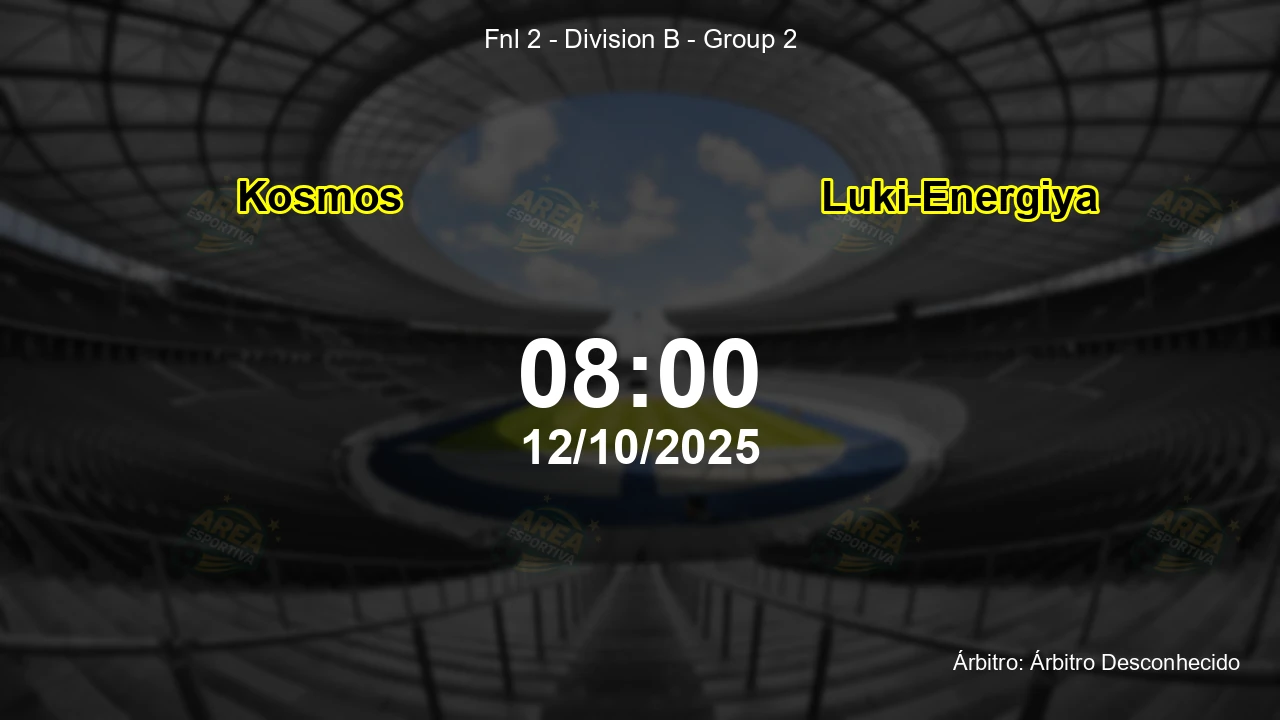 Palpite e análise do jogo Kosmos vs Luki-Energiya pela Fnl 2 - Division B - Group 2