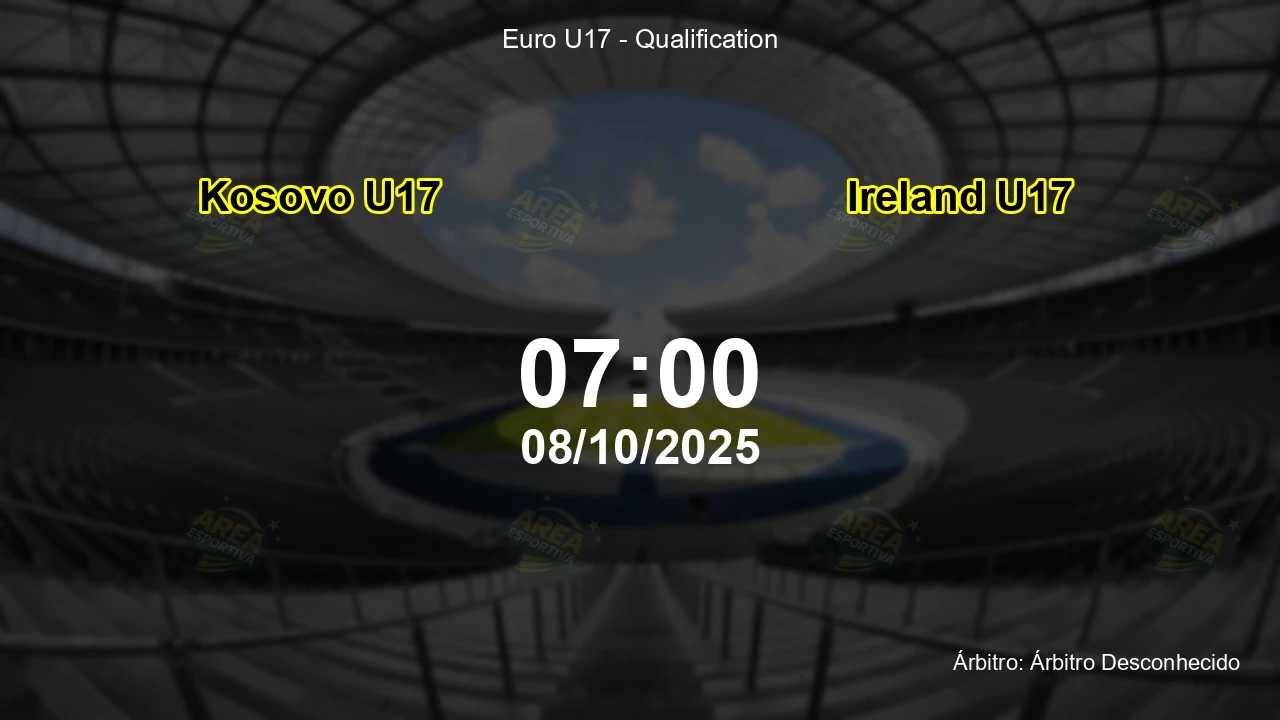 Palpite e análise do jogo Kosovo U17 vs Ireland U17 pela Euro U17 - Qualification