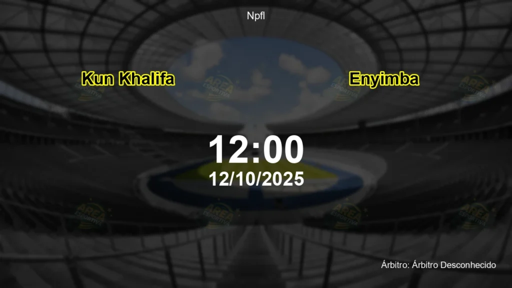 Palpite e an&aacute;lise do jogo Kun Khalifa vs Enyimba pela Npfl