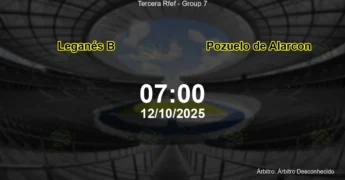 Palpite e análise do jogo Leganés B vs Pozuelo de Alarcon pela Tercera Rfef - Group 7