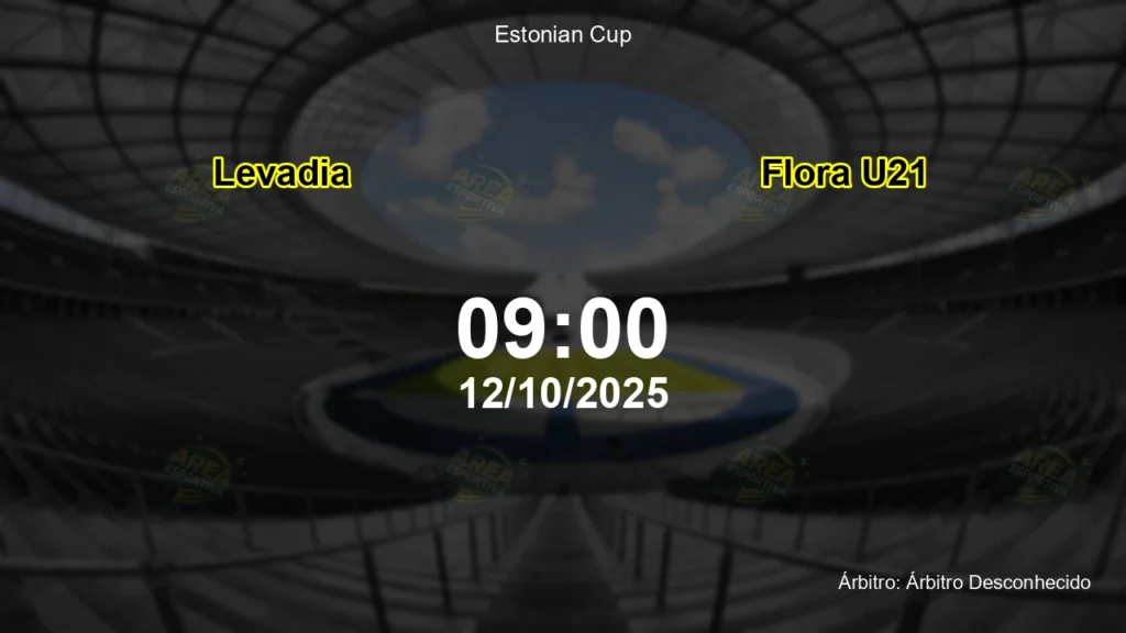 Palpite e an&aacute;lise do jogo Levadia vs Flora U21 pela Estonian Cup