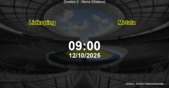 Palpite e análise do jogo Lidkoping vs Motala pela Division 2 - Norra Götaland