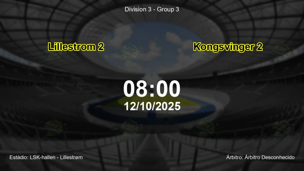 Palpite e an&aacute;lise do jogo Lillestrom 2 vs Kongsvinger 2 pela Division 3 - Group 3