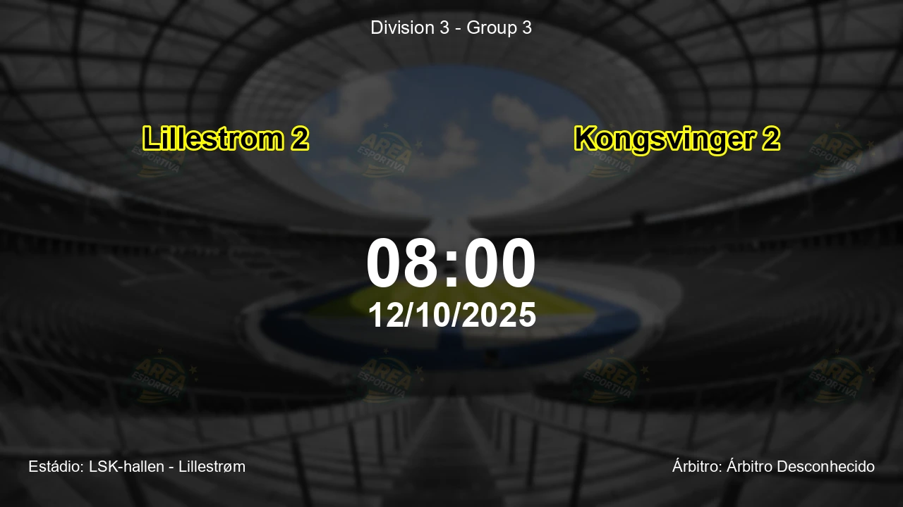 Palpite e análise do jogo Lillestrom 2 vs Kongsvinger 2 pela Division 3 - Group 3