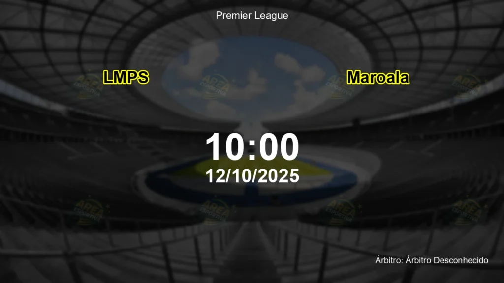 Palpite e an&aacute;lise do jogo LMPS vs Maroala pela Premier League