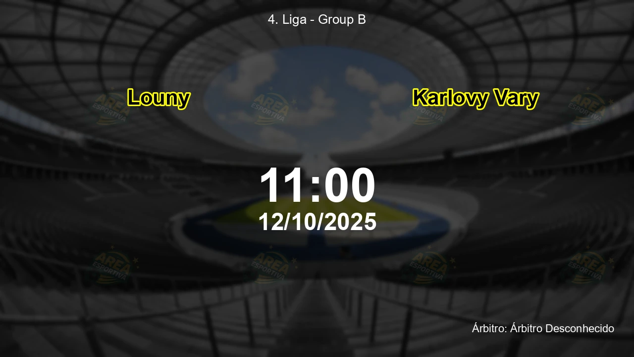 Palpite e análise do jogo Louny vs Karlovy Vary pela 4. Liga - Group B