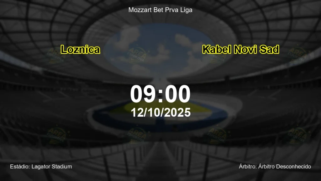 Palpite e an&aacute;lise do jogo Loznica vs Kabel Novi Sad pela Mozzart Bet Prva Liga