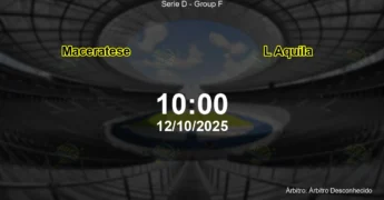 Palpite e análise do jogo Maceratese vs L Aquila pela Serie D - Group F