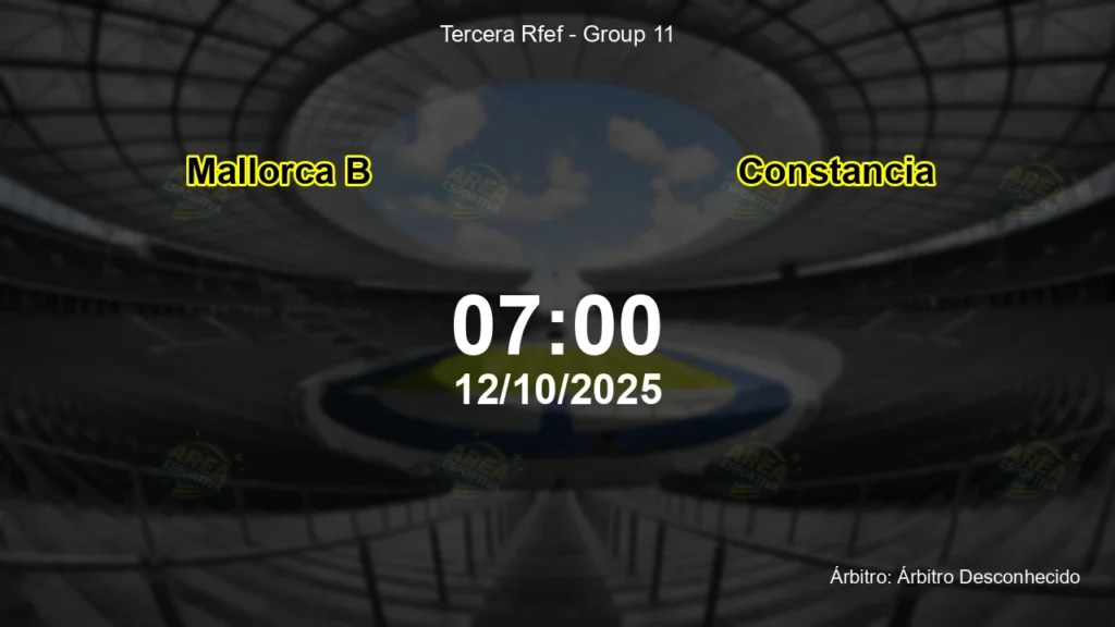 Palpite e an&aacute;lise do jogo Mallorca B vs Constancia pela Tercera Rfef - Group 11