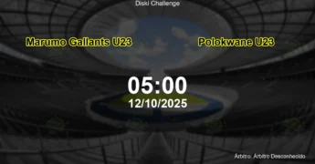 Palpite e análise do jogo Marumo Gallants U23 vs Polokwane U23 pela Diski Challenge