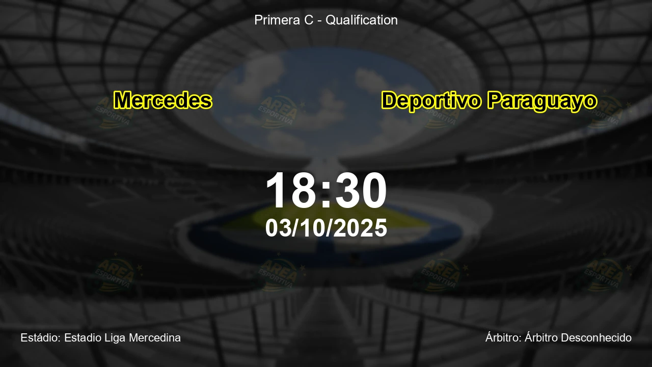 Palpite e análise do jogo Mercedes vs Deportivo Paraguayo pela Primera C - Qualification