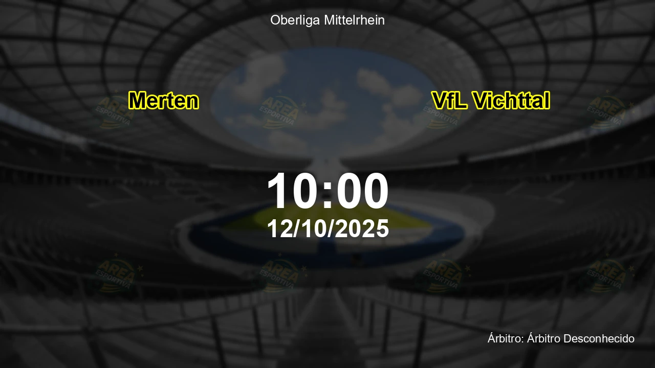 Palpite e análise do jogo Merten vs VfL Vichttal pela Oberliga Mittelrhein