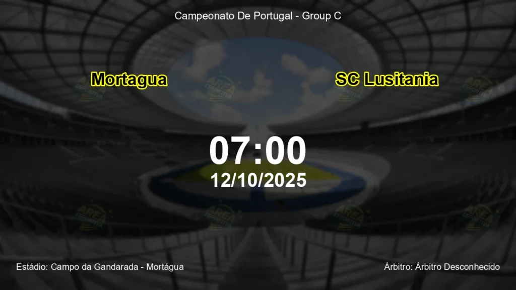 Palpite e an&aacute;lise do jogo Mortagua vs SC Lusitania pela Campeonato De Portugal - Group C