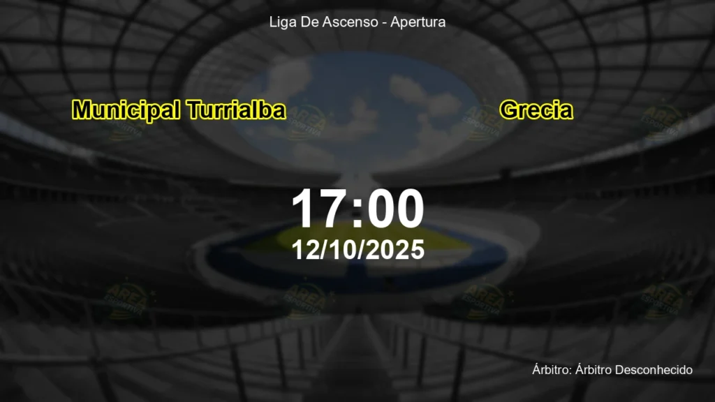 Palpite e an&aacute;lise do jogo Municipal Turrialba vs Grecia pela Liga De Ascenso - Apertura