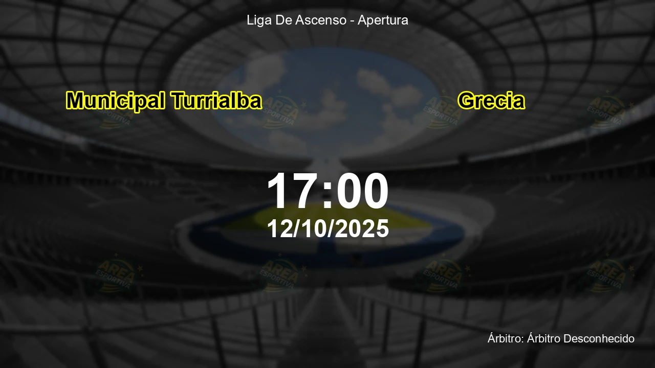 Palpite e análise do jogo Municipal Turrialba vs Grecia pela Liga De Ascenso - Apertura
