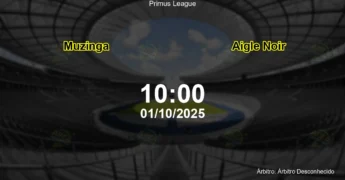 Palpite e análise do jogo Muzinga vs Aigle Noir pela Primus League