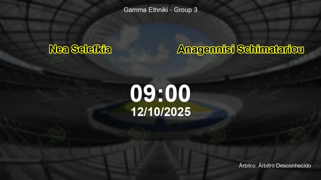 Palpite e an&aacute;lise do jogo Nea Selefkia vs Anagennisi Schimatariou pela Gamma Ethniki - Group 3