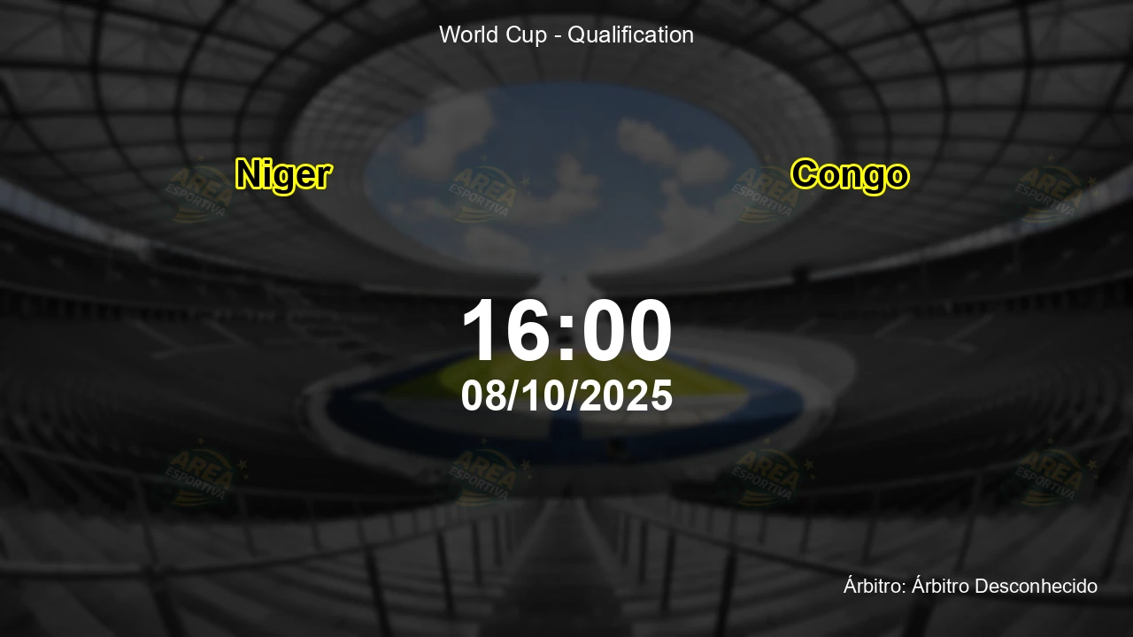 Palpite e análise do jogo Niger vs Congo pela World Cup - Qualification