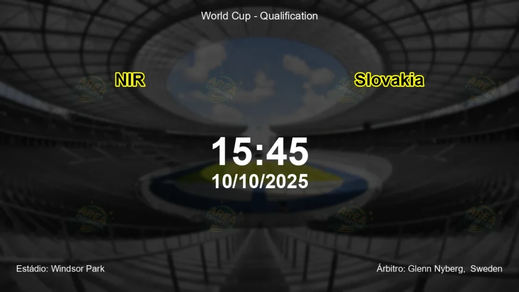 Palpite e an&aacute;lise do jogo NIR vs Slovakia pela World Cup - Qualification