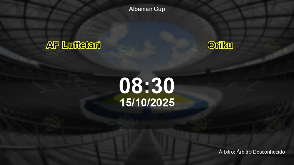 Palpite e an&aacute;lise do jogo AF Luftetari vs Oriku pela Albanian Cup