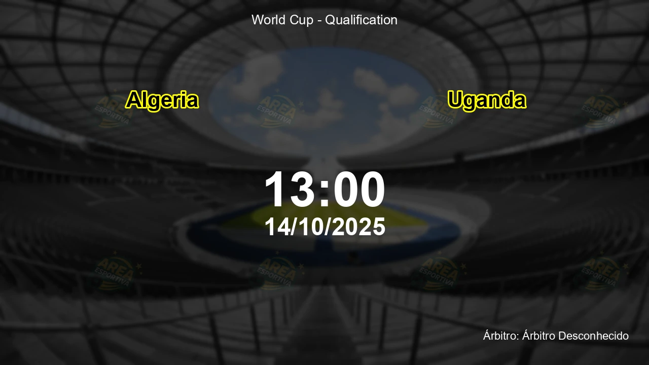 Palpite e análise do jogo Algeria vs Uganda pela World Cup - Qualification